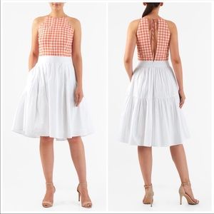 Eshakti Retro Rockabilly Vintage Gingham Dress